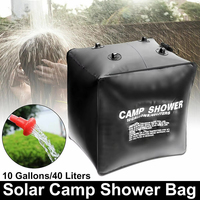 Sac de douche solaire portable 40L en PVC pour l'extérieur Sac de douche portable pour la randonnée et le camping Autres accessoires pour le camping