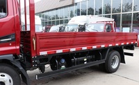 Jianghuai Junling JAC 4x2 V5 160hp 4.18m Camion léger de cargaison de type clôture à 6 roues à une rangée à vendre