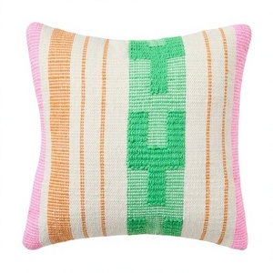 Boho <b>Pillow</b> Cover Indian Textiles H/L Handwoven Decorative <b>Throw</b> <b>Pillow</b> Luxury Hot Selling Unique Cotton Non-Toxic Removable - Product Image 1