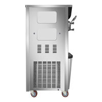 Plancher debout de machine à crème glacée de système séparé commercial de 46-52L/H 3 saveurs double avec la trémie 6L et le volume de cylindre 2.3L