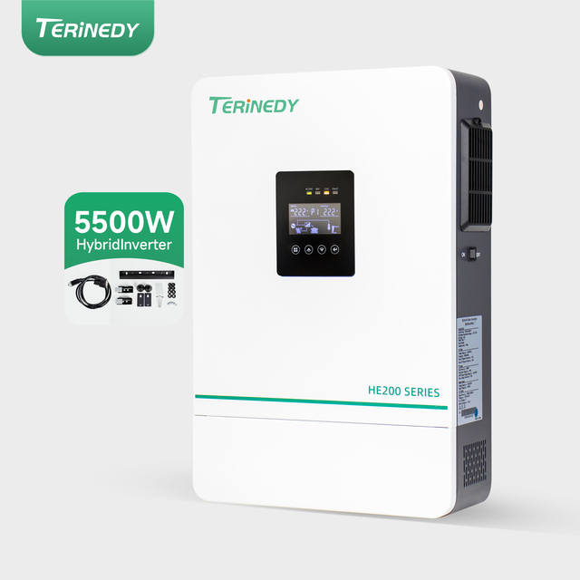 3.6KW 6KW 10KW  48V Hybrid Solar Inverter 220V/230V/400V On/Off Grid Pure Sine Wave Hybrid Solar Inverter