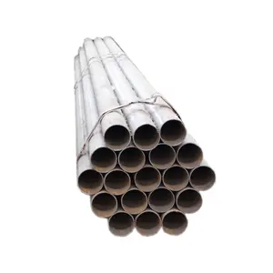 Factory Wholesale Welding Steel Pipe Hot Rolled Steel Seam Tube ERW Round Pipe With High Quality