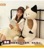 Peluche Chat Thé et Riz, Coussin Apaisant Anti-stress, Compagnon pour Enfants, Poupée pour Machine à Pinces