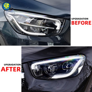 YU GUANG para Mercedes Benz GLC W253 X253 faros delanteros 2016 <span class=keywords><strong>2022</strong></span> lámpara de cabeza actualización LED faro accesorios Automotrices - Product Image 3