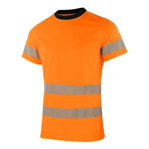 Chaleco de Seguridad Reflectante Personalizado de Alta Visibilidad, Camisa de Trabajo de Poliéster para Verano - Product Image 2