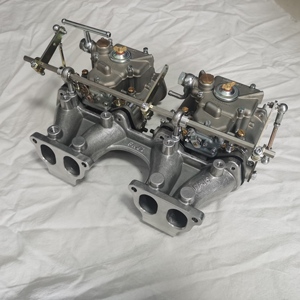 ชุดแปลงคาร์บูเรเตอร์ FAJS NO CZ2-26-40/45-6 สำหรับ <span class=keywords><strong>Datsun</strong></span> A14 A15 Oval Port - ชุดแปลงคาร์บูเรเตอร์ FAJS Twin 40 DCOE ของแท้ - Product Image 1