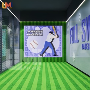 Trong nhà thể thao bóng chày mô phỏng tương tác bóng chày bắn súng máy cho sân chơi trong nhà thiết bị giải trí - Product Image 2