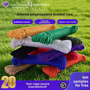 Cordon en polypropylène coloré – Résistant au soleil, <span class=keywords><strong>à</strong></span> l'abrasion et au vent – Pour la fixation de tentes, la corde <span class=keywords><strong>à</strong></span> <span class=keywords><strong>linge</strong></span>, le cordon de serrage – 2mm-10mm - Product Image 4