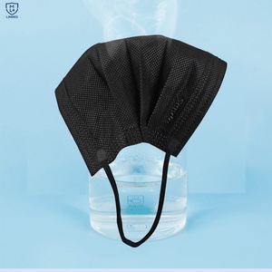 Mascarilla Desechable Negra Transpirable y Duradera de 3 Capas de Tela No Tejida en Cajas a Prueba de Polvo - Product Image 4