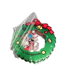 2024 Acrylic Shaker Keychain phim hoạt hình con số Acrylic quyến rũ Shaker Móc Chìa Khóa tùy chỉnh Acrylic Keychain nhà máy thiết kế giáng sinh - Product Image 6