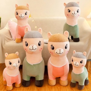 Lindo abrazo <span class=keywords><strong>Llama</strong></span> decoración muñeca Animal de la felpa de <span class=keywords><strong>Alpaca</strong></span> - Product Image 3