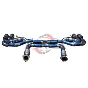 Sistema de Escape Valvetronic de Titanio Grado 5 Vortex para Chevrolet Corvette C8 V8, Sonido Activo, Catback, Fácil Instalación, Acabado Pulido Espejo - Product Image 3