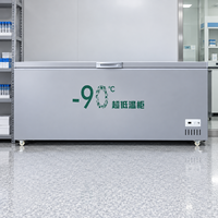 Température unique -70 ℃   -90 ℃   Réfrigérateur-congélateur à très basse température, en acier inoxydable 201, sous comptoir, R290
