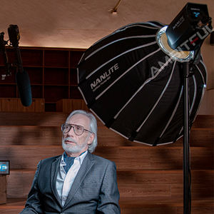 ไฟถ่ายภาพ LED แบบพกพา150 <span class=keywords><strong>Nanlite</strong></span> Forza 150W 5600K ไฟซังข้าวโพดเดี่ยวพร้อมขายึดโบเวนส์สำหรับถ่ายภาพกลางแจ้ง - Product Image 3