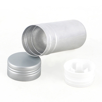 Pot de déodorant de Type poussoir en aluminium de haute qualité 75g 75ml/2.5oz contenants de bâton de cire en aluminium rouleau de bâton de déodorant