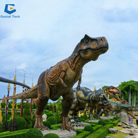 SGD77 parc d'aventure en plein air exposition de dinosaures période jurassique dinosaure Trex animatronique à vendre