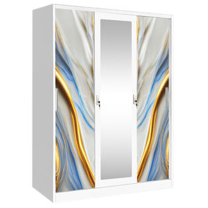Armoire en métal, <span class=keywords><strong>placard</strong></span> de chambre à coucher, armoire en acier, casier, <span class=keywords><strong>porte</strong></span> <span class=keywords><strong>coulissante</strong></span> ou <span class=keywords><strong>porte</strong></span> battante, armoire de rangement - Product Image 1