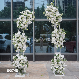 DKB Best Selling Handmade <b>Flower</b> Decoration Arrangement Artificial Silk <b>Flowers</b> for Wedding Backdrop Decoration - Product Image 3