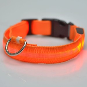 Dericsson USB Rechargeable LED Adjustable <b>Dog</b> Collar Simple Style Polyester Material RGB <b>Lighting</b> for Cats & <b>Dogs</b> - Product Image 1
