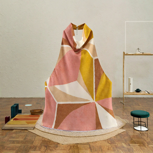 PB&ZA Femme 2025 Printemps Débardeurs Chic Décontracté à Motif Géométrique avec Col Peter Pan 100% Polyester Anti-Boulochage - Product Image 3