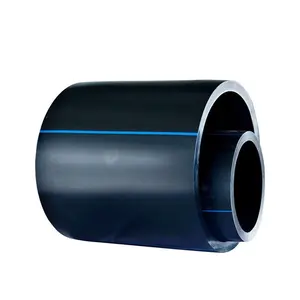 160mm 219mm 300mm 320mm dn355 dn500 dn800 dn1200 1600 tubo in polietilene nero per acqua tubo in hdpe per sistema idrico tubo in pe per l'approvvigionamento idrico