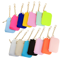 Porte-cartes à patchs en forme de trèfle solaire, Mini-bracelet, porte-clés, portefeuille en Nylon