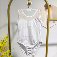 Nouvelle venue Offres Spéciales maille sur mesure enfants Ballet danse justaucorps filles sans manches