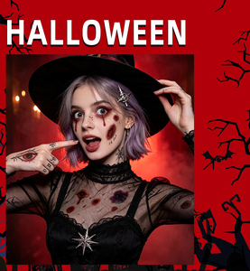10 Hojas <span class=keywords><strong>de</strong></span> Tatuajes Temporales Realistas <span class=keywords><strong>de</strong></span> Cicatrices para Cuerpo y Rostro <span class=keywords><strong>de</strong></span> Halloween, Adhesivos <span class=keywords><strong>de</strong></span> Papel Resistentes al Agua para Diversión del Día <span class=keywords><strong>de</strong></span> los Inocentes, Color Piel - Product Image 6