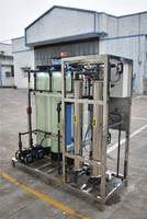 Système de purification d'eau RO industriel 500 LPH, purification d'eau de lac, de puits, résine, réservoir, moteur, filtre à eau, noyau de filtre