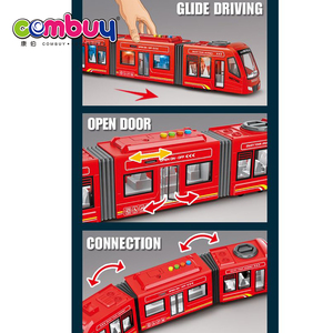 Jouets de train à voie ferrée avec <span class=keywords><strong>portes</strong></span> coulissantes, son et éclairage réglables, échelle 1:16 - Product Image 2