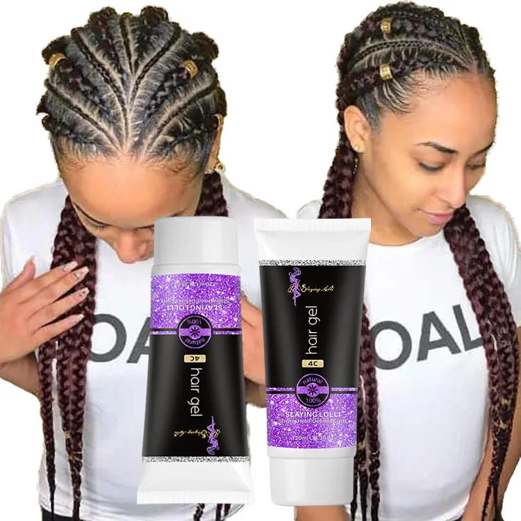 Factory Direct Supply Guangzhou Private Label Strong Hold Hair Curly Gel Set For Natural Hair Holding Shine