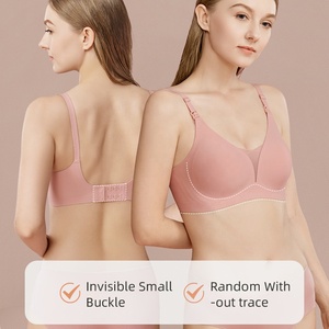높은 탄성 출산 수유 브래지어 편리한 앞 뒤 버클 브래지어 울트라 소프트 출산 모유 수유 브래지어 - Product Image 4