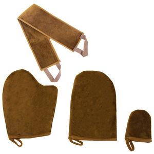 Logo personnalisé en gros en stock livraison rapide coréen corps exfoliant gommage douche gants <span class=keywords><strong>de</strong></span> <span class=keywords><strong>bain</strong></span> éponge main bronzant mitaine - Product Image 1