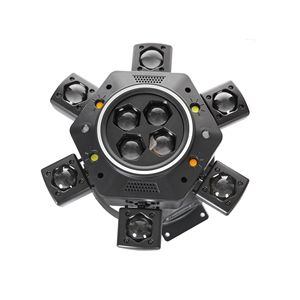 YSH 150W Six Arm Stage <strong>Lights</strong> <strong>DMX</strong> Moving Head <strong>Light</strong> 4 in 1 LED Bee Beam Laser Lighting Strobe for Night Club Bar Show Events - Product Image 5