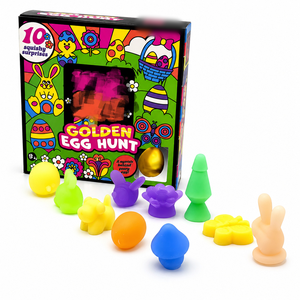 ชุดของเล่นไข่ทองคำซีรีส์ Golden Egg Treasure Hunt ปฏิทินนับถอยหลังวันคริสต์มาส กล่องสุ่มและกล่องของขวัญ ของเล่นเรซิ่นบีบได้ สำหรับเด็กชายและเด็กหญิง อายุ 15 ปีขึ้นไป ของสะสม - Product Image 3
