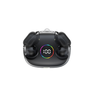 หูฟังไร้สายรุ่นใหม่ XG77 TWS แบบใส่ในหู ดีไซน์แคปซูลโปร่งแสง คุณภาพเสียงสูง พร้อมหน้าจอดิจิตอล แสดงผลแบบดิจิตอล ตัดเสียงรบกวน ENC มาตรฐาน IPX5 - Product Image 2
