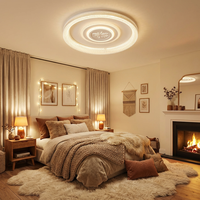 Plafonnier d'intérieur haut de gamme, motif feu d'artifice élégant, éclairage LED, 3 couleurs changeantes, pour chambre principale, salle à manger, luminaire chaleureux