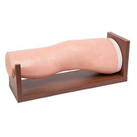 Modèle d'entraînement à l'injection et à l'aspiration intra-articulaire avec tube en caoutchouc souple rempli de liquide synovial pour l'articulation du genou