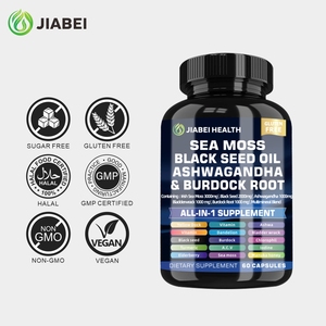 OEM kapsul rumput laut vitamin kompleks mineral imitas Booster suplemen Label pribadi pabrik grosir - Product Image 5