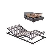 Cadre de lit électrique réglable King Size, lit double intelligent réglable en métal avec rangement, ensembles de chambre à coucher, lits rembourrés