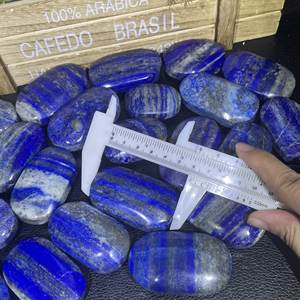 Piedras de Lapislázuli Naturales al por Mayor, Piedras Curativas de Cristal, Piedras Ovaladas Pulimentadas para Meditación y Decoración del Hogar - Product Image 3