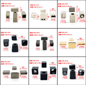 قفل سلك فضي عصري نهاية متنقل مع مشبك تعديل قفل سلك معدني - Product Image 4