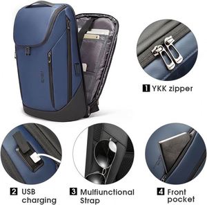 Free sample Custom Waterproof Oxford Computer <b>Bags</b> with a Large Capacity for Professional Travel Business <b>Laptop</b> <b>Backpacks</b> - Product Image 2