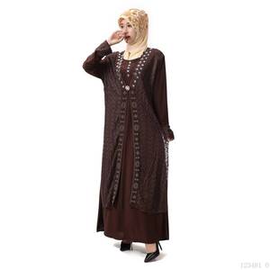 Ropa tradicional de manga larga, cómoda y de nuevo diseño para mujeres musulmanas, ideal para reuniones informales diarias. - Product Image 6