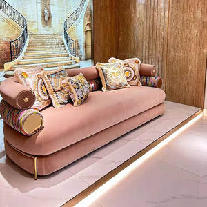 Özelleştirme İtalyan tasarım lüks deri kanepe oturma odası mobilya seti modüler kesit kumaş 1 + 2 + 3 salon kanepe - Product Image 2