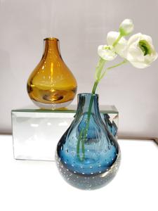 Jarrón de cristal creativo de ámbar de lujo ligero - Product Image 2