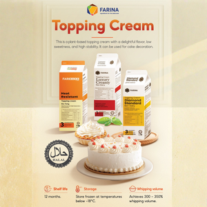 Crema de Repostería de Lujo al por Mayor, Sin Lácteos, Textura Suave y Brillante, Crema para Pasteles - Product Image 6