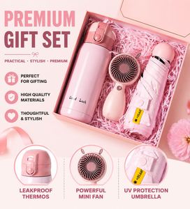 Ensemble cadeau de Noël pratique pour un usage quotidien, emballage de luxe portable pour les cadeaux de bien-être du personnel de bureau - Product Image 1