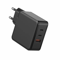 Adaptateur GaN 65W QC3.0 PD Charge Super Rapide US EU AU UK KC Plug USB C Chargeur Mural Pour Chargeur de Téléphone et Ordinateur Portable