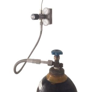 Tuyau mental tressé à haute pression <span class=keywords><strong>flexible</strong></span> avec <span class=keywords><strong>raccord</strong></span> de tuyau de gaz <span class=keywords><strong>hydraulique</strong></span> à corde de sécurité pour la connexion de cylindre - Product Image 5